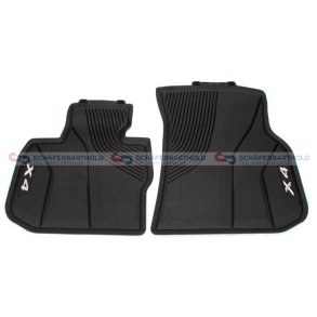 Gummimåtte sort|to dele BMW OE