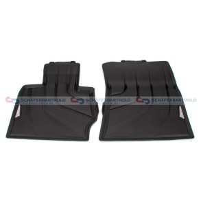 Gummimåtte sort|to dele BMW OE