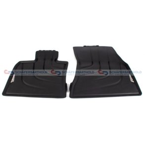 Gummimåtte sort|to dele BMW OE