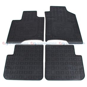 Gummimåtte sort|fire dele FIAT OE
