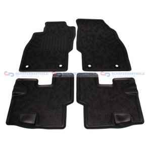 Gummimåtte antracit|fire dele OPEL OE