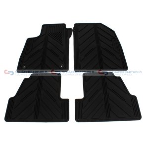 Gummimåtte sort|fire dele OPEL OE