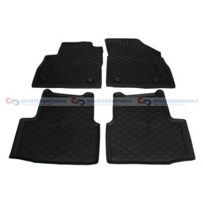 Gummimåtte antracit|fire dele OPEL OE