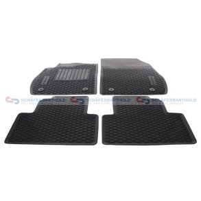 Gummimåtte sort|fire dele OPEL OE