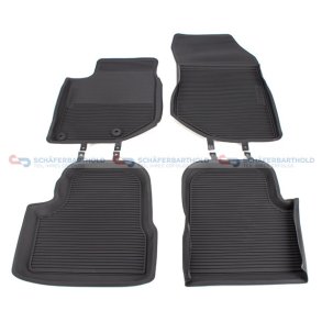 Gummimåtte sort|fire dele OPEL OE