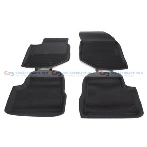 Gummimåtte sort|fire dele OPEL OE