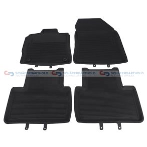 Gummimåtte sort|fire dele OPEL OE