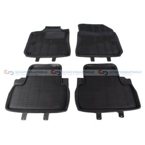 Gummimåtte sort|fire dele CIT/PEU OE