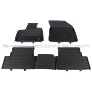Gummimåtte sort|fire dele CIT/PEU OE