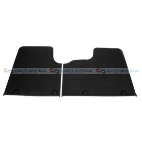 Gummimåtte sort|to dele RENAULT OE