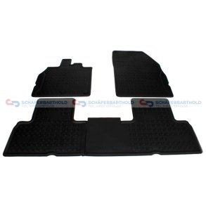 Gummimåtte sort|fire dele RENAULT OE
