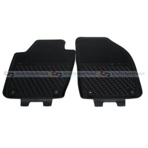 Gummimåtte sort|to dele SKODA