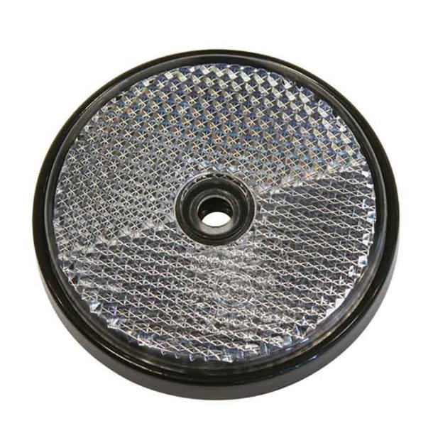 Reflektor rund vit diameter 68mm 2st