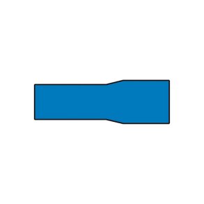 Kabelsko bl&aring; hun rund 1,5-2,5mm2 10 stk