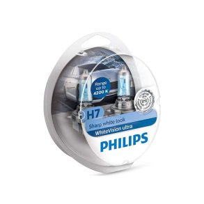 Philips WhiteVision ultra H7/W5W 2 st.