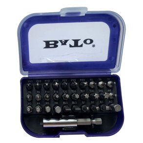 Bato 1/4 bit set Blå. 31 delar