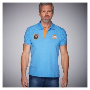 Gulf 69 piktrja retro, koboltblå L