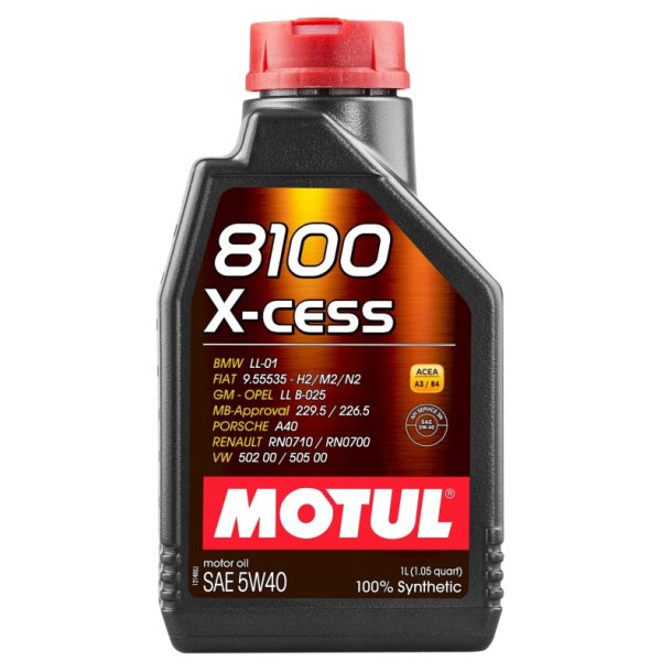 MOTUL 5W40 2L 8100 X-CESS 
