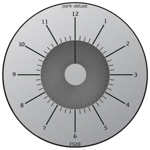 Park deluxe silver p-klocka (fs20)