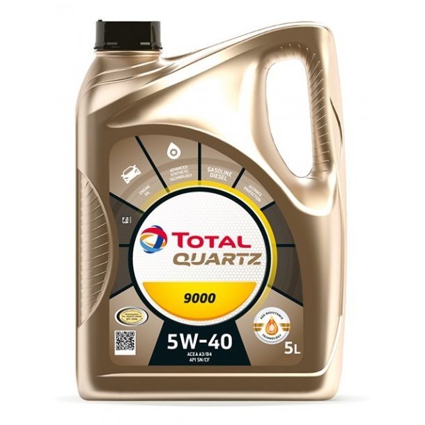 TOTAL QUARTZ 9000 5W40 - 5 L