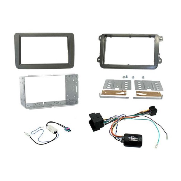 CtkVW16 2-DIN kit VW mib-pq silver