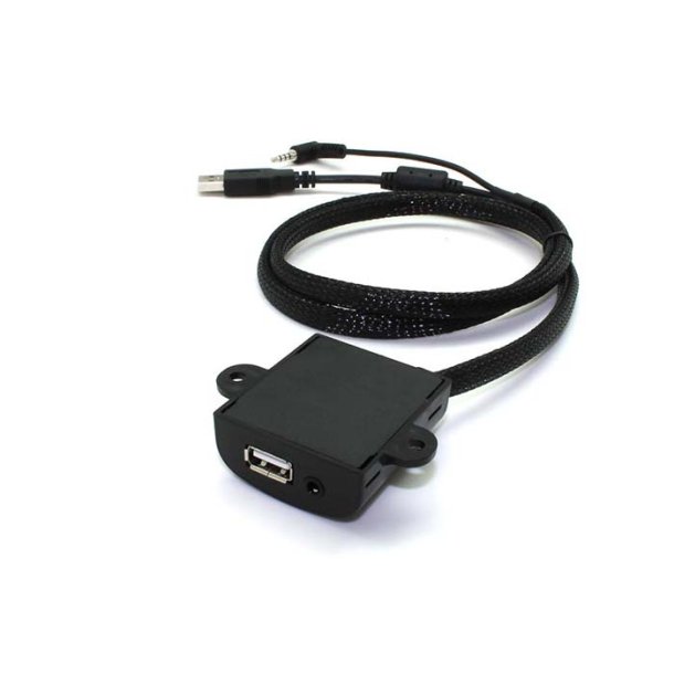 Universal USB och aux MINI-uttag
