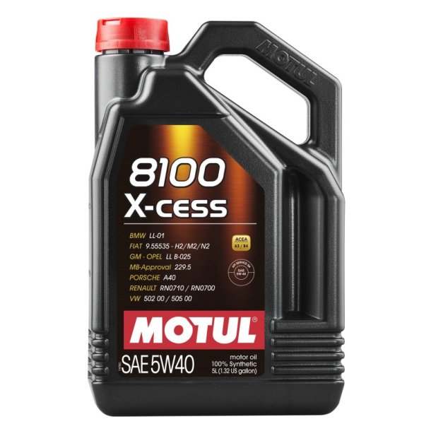 MOTUL 5W40 4L 8100 X-CESS 