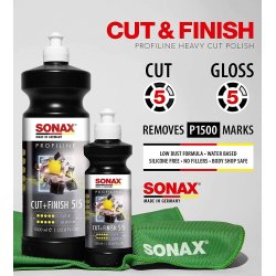 SONAX PROFILINE Polermiddel CUT&amp;FINISH 1L