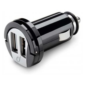 1224V adapter med 2 USBudgange 2.1A fa