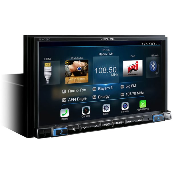 Alpine ILX-702D Apple Carplay 2-DIN 7&acute;&acute;