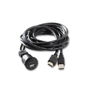Alpine USB/hdmi-kontakt med kabel