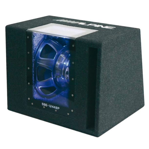 Alpine 12 subwoofer i Kabinet