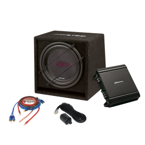Alpine 12´´ subwoofer med frstrkare