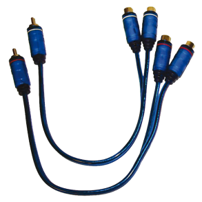 Caliber y-kabel 1 han -> 2 hun 2 stk