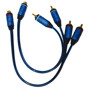 Caliber y-kabel 2 han -> 1 hun 2 stk