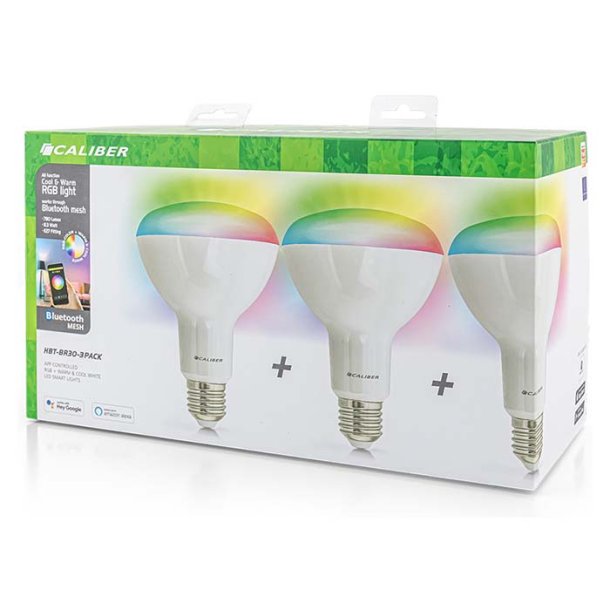 BR30 smart home 3 pack LED pre hvid/multicolor