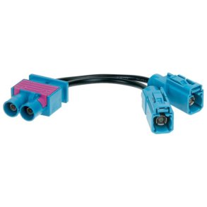 Antennadapter db.fakra->2xfakra vag