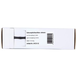 ACV krympflex på rulle 15m svart