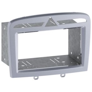 2-DIN kit Peugeot sølv