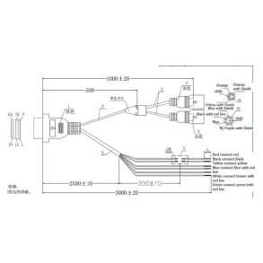 Y-kabel fr 252 ae-dm70a