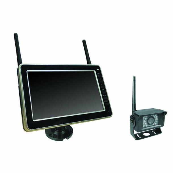 Tr&aring;dl&oslash;s 4 Kamera system inkl. sk&aelig;rm 