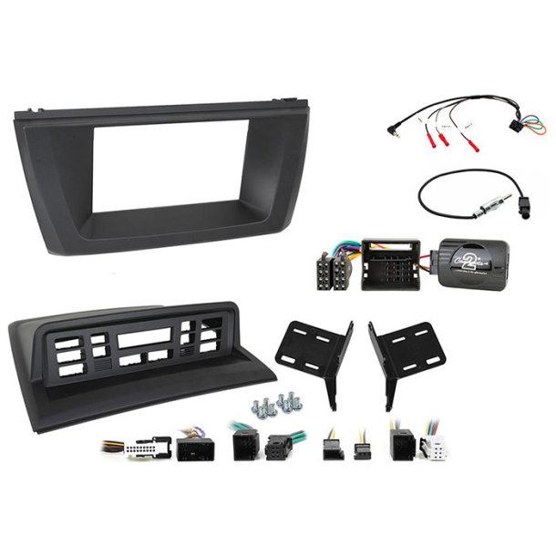 Ansluter2 komplett 2-DIN kit BMW X3 E83