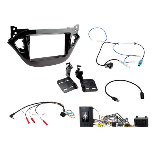 Ansluter2 komplett 2-DIN kit Opel Corsa 2017->