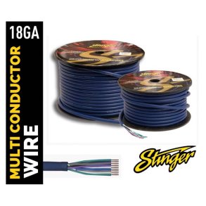 Stinger 9-tr&aring;ds h�gtalarkabel 6,1m blister