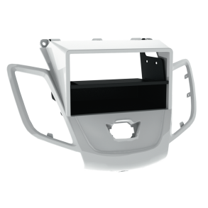 Radioramme 2-DIN Fiesta 09-> sølv med rum