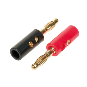 Bananpinnar 2 st. Kabel max. 10 mm2