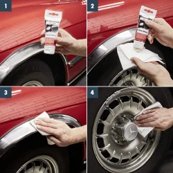 Reng&oslash;ringspasta krom- og aluminiumsoverflader 75 m