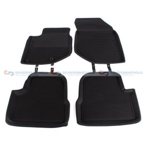 Gummimåtte antracit|fire dele CIT/PEU OE