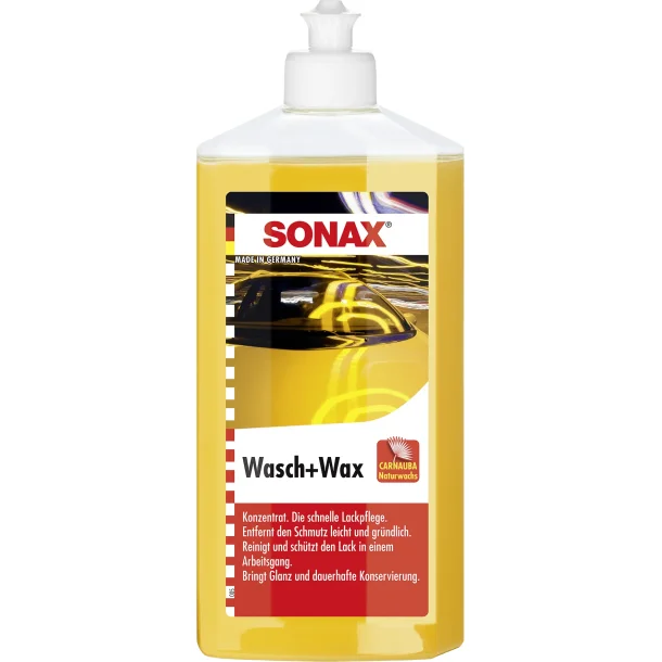 SONAX schampo med vax 500 ml.