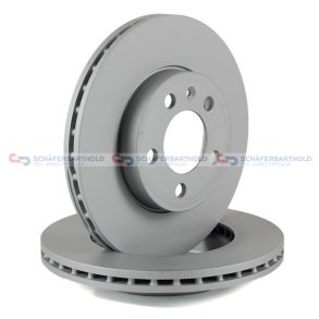 Bremseskive foraksel|Ø-256mm ZIMMERMANN